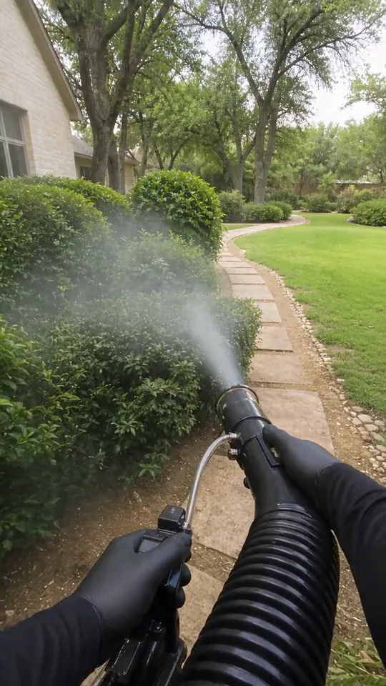 Targeted work around shaded vegetation